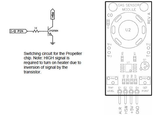 Parallax Gas Sensor